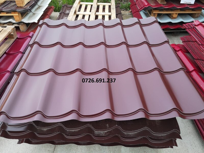 Depozit tabla cutata - tigla metalica - accesorii acoperis - jgheab-burlan